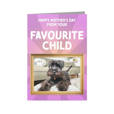 Custom Favorite Child Mother’s Day Greetings Card