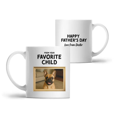 Personalized Favorite Child Photo Upload Father’s Day Mug