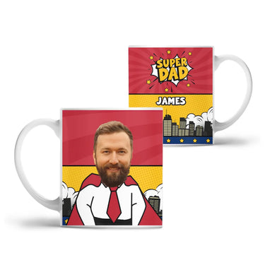 Personalized ‘Super Dad’ Photo Upload Mug