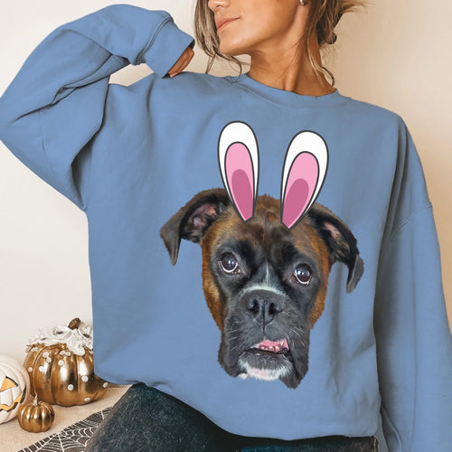 8 - Sweatshirt - Soft Blue #80A7DE 1080P