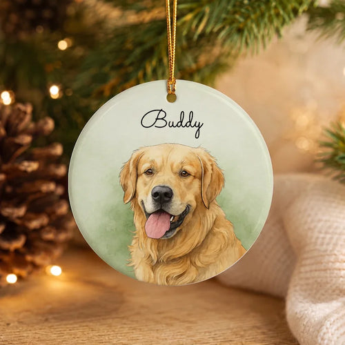 Watercolor Memorial Ornament