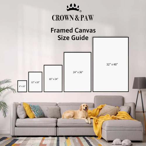 Teeinblue - Framed Canvas Size Guide Inches (DESKTOP) 1080P