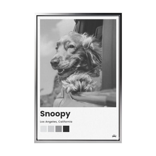 Framed Canvas Black 12x18 Base Mock Up