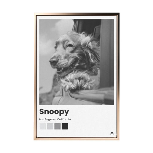 Framed Canvas Black 12x18 Base Mock Up