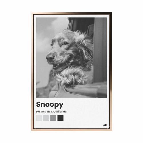 Framed Canvas Black 24x36 Base Mock Up