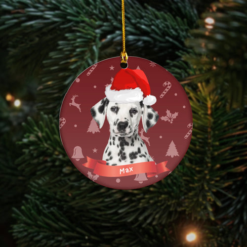 Christmas Pattern Ornament - Custom Christmas Gifts