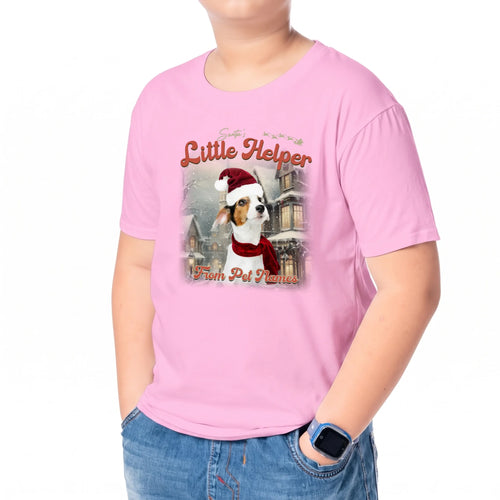 Lifestyle Youth TShirt Mock Up - Light Pink