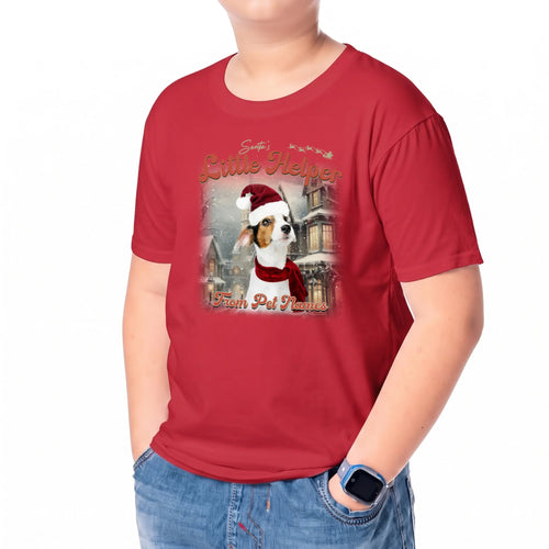 Lifestyle Youth TShirt Mock Up - Light Blue