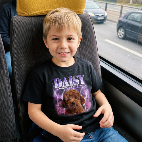 Children's Custom Vintage Style Pet T-Shirt