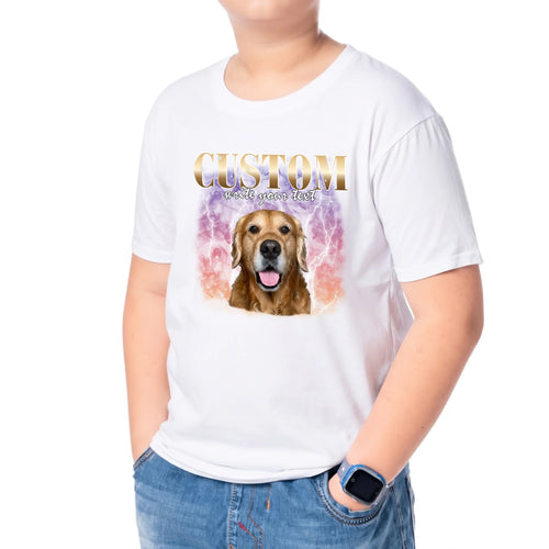 Lifestyle Youth TShirt Mock Up - White