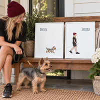 Dog Walk Pet Portrait