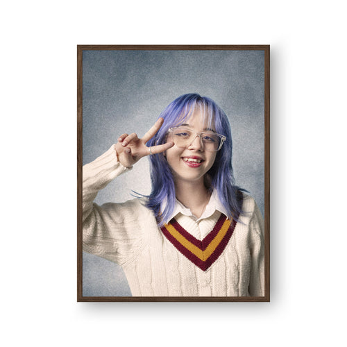 College Yearbook Human Portrait