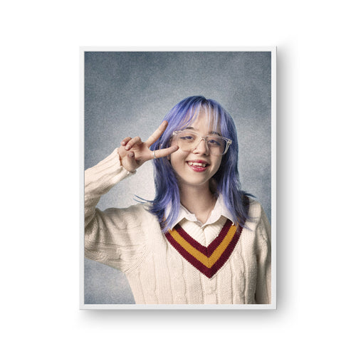 College Yearbook Human Portrait