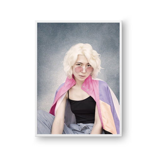 College Yearbook Human Portrait
