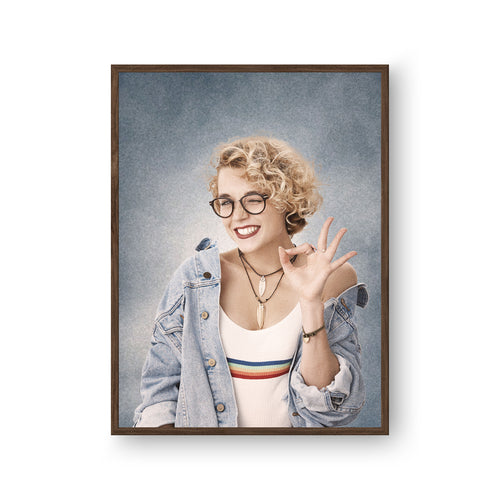 College Yearbook Human Portrait