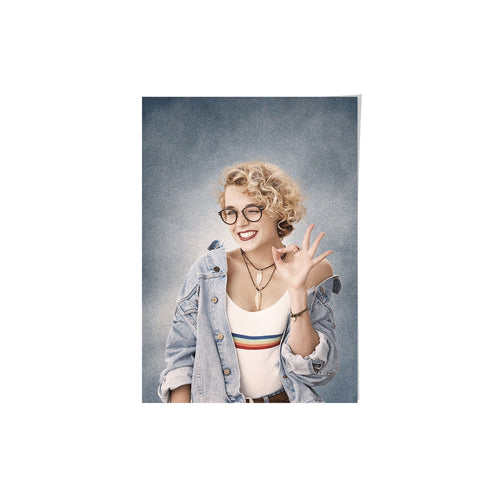 College Yearbook Human Portrait
