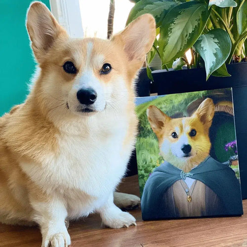 Crown and Paw - Canvas The Ringbearer - Custom Pet Canvas