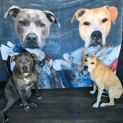 Crown and Paw - Blanket The Rulers - Custom Pet Blanket