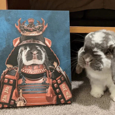 The Samurai - Custom Pet Canvas
