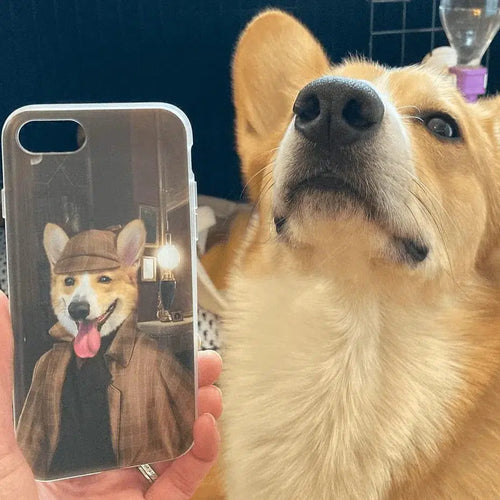 Crown and Paw - Phone Case The Detective - Custom Pet Phone Case