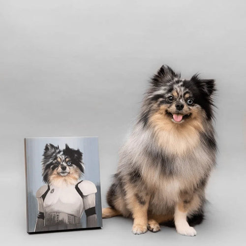 Crown and Paw - Canvas The Trooper - Custom Pet Canvas