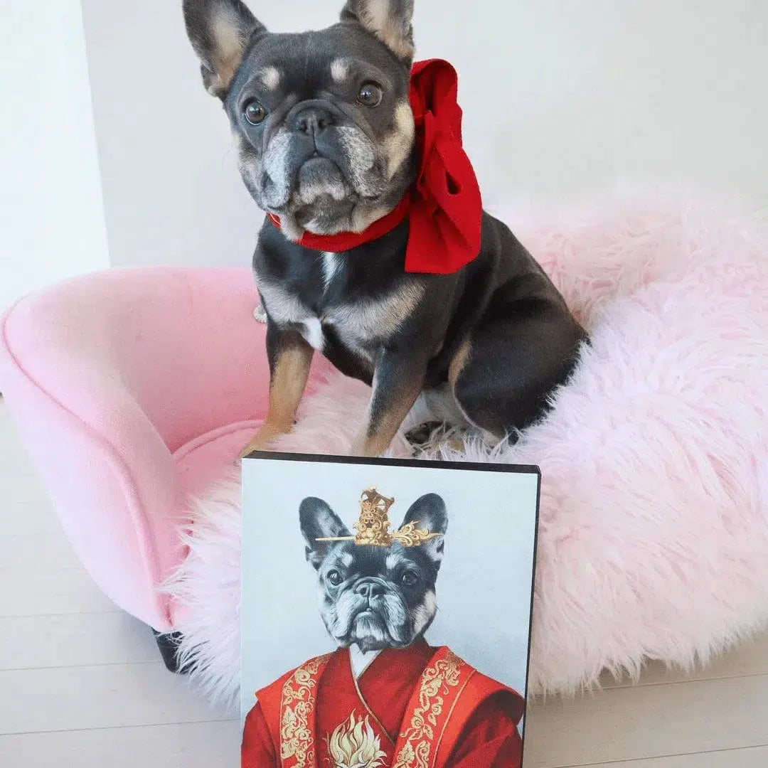 Crown and Paw - Canvas The Asian Emperor - Custom Pet Canvas
