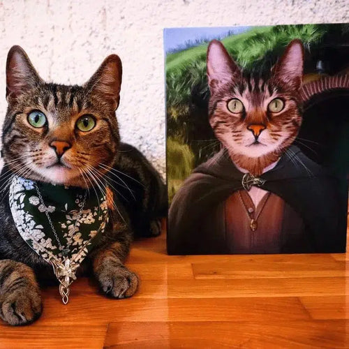 Crown and Paw - Canvas The Ringbearer - Custom Pet Canvas