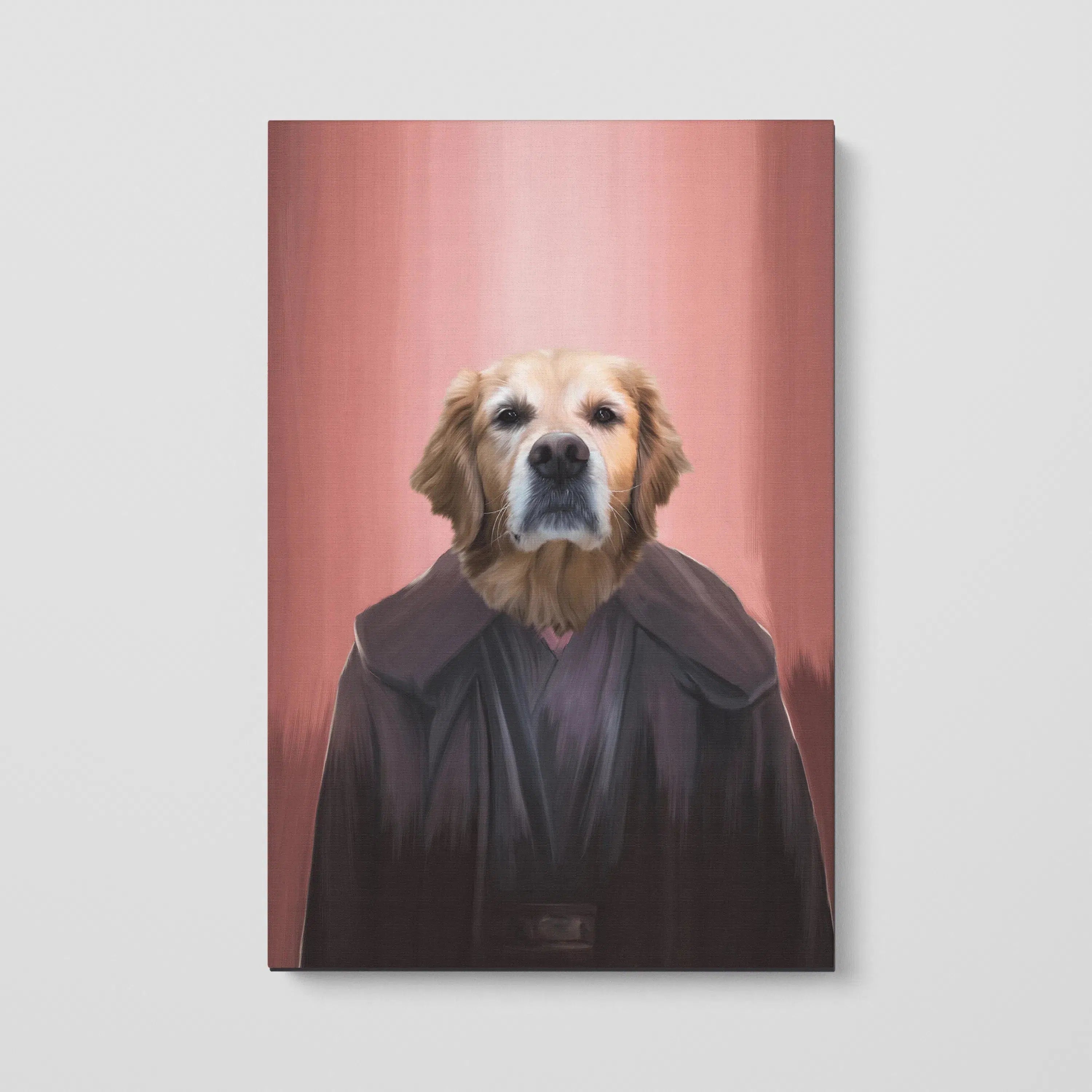 Crown and Paw - Canvas The Dark Side - Custom Pet Canvas