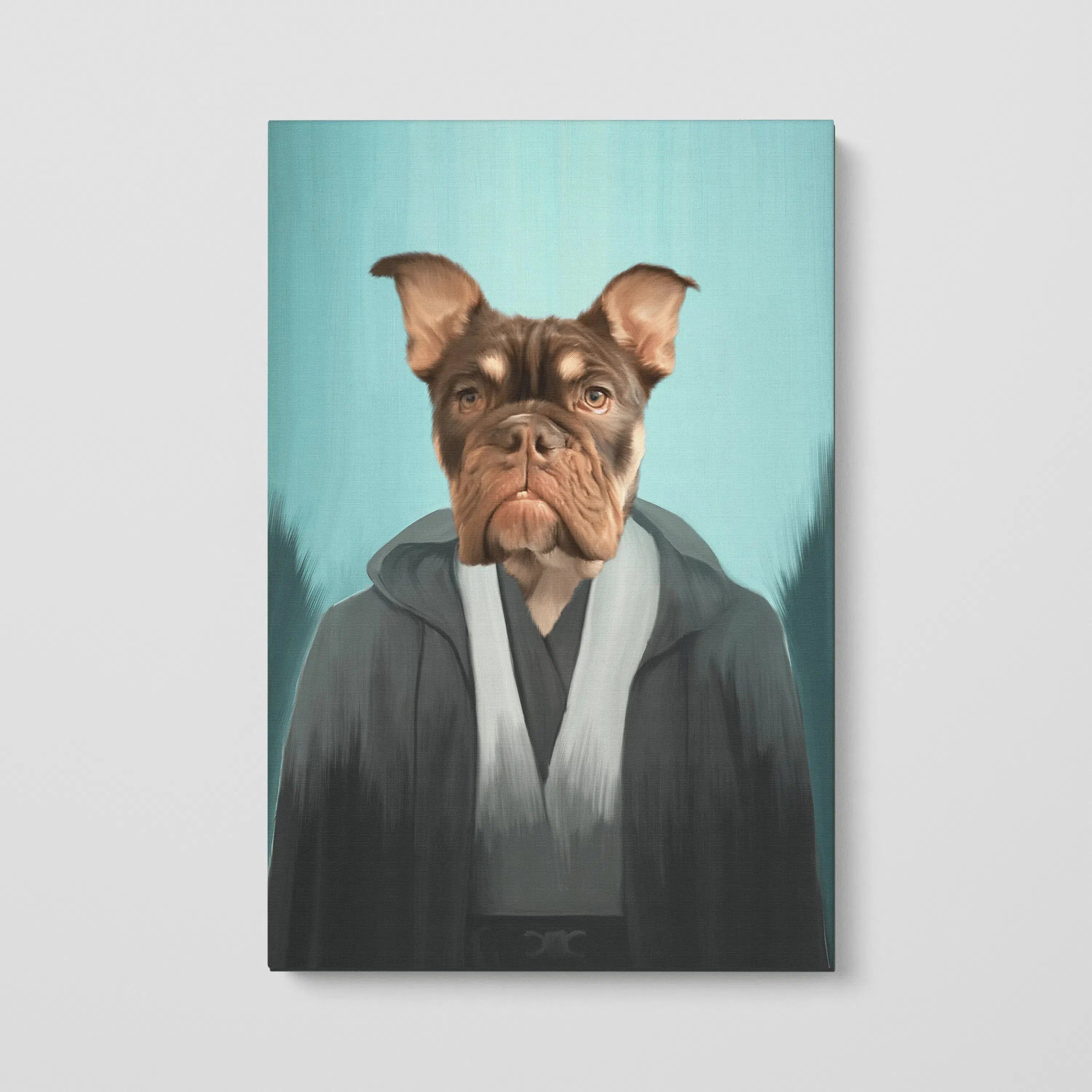Crown and Paw - Canvas The Light Side - Custom Pet Canvas
