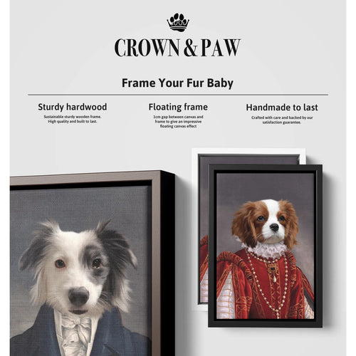 Crown and Paw - Canvas The Russian - Custom Pet Canvas