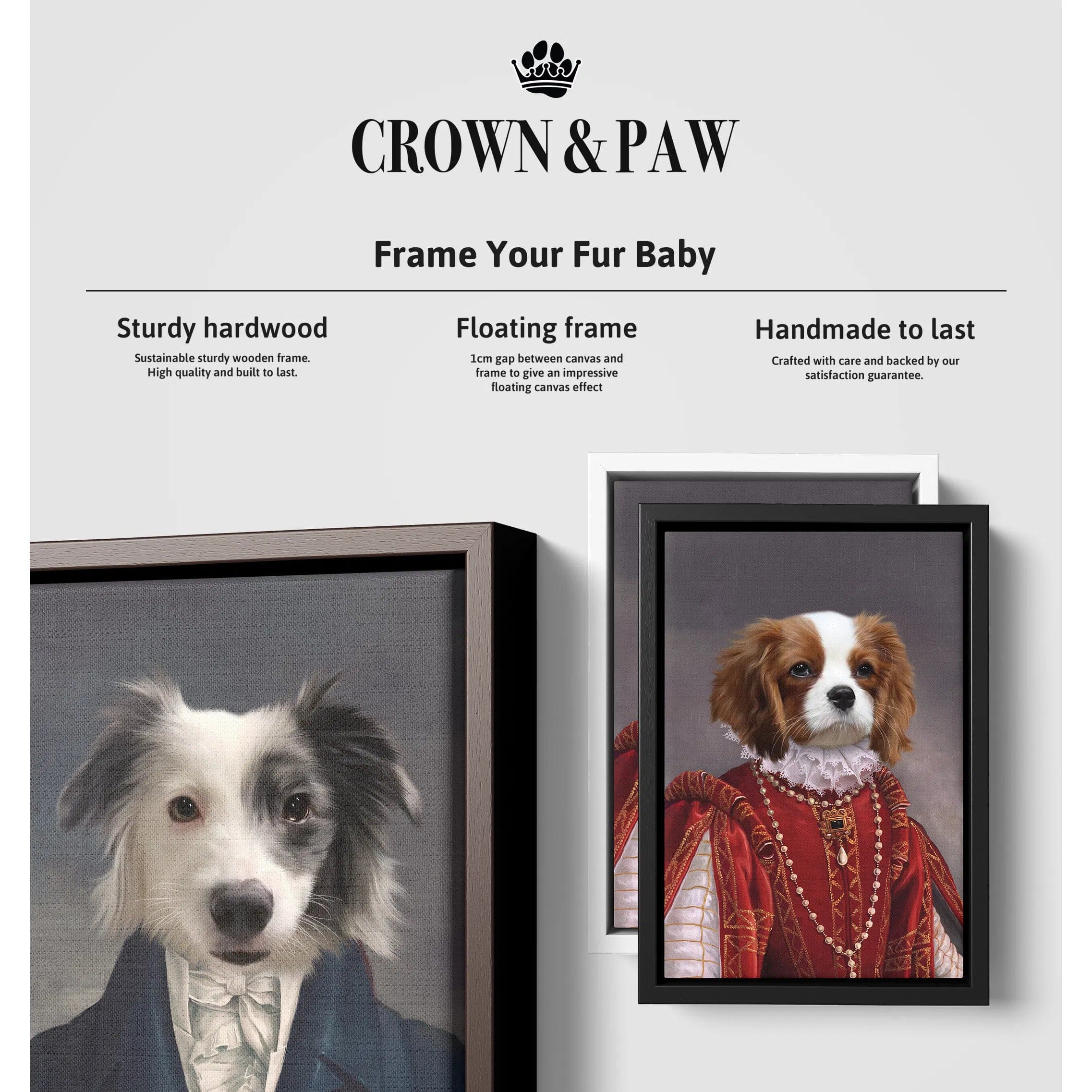 Crown and Paw - Canvas The Leslie - Custom Pet Canvas