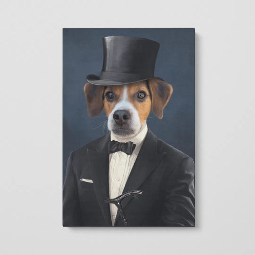 Crown and Paw - Canvas The Gentleman - Custom Pet Canvas