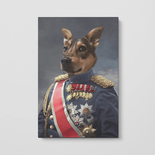 Crown and Paw - Canvas The Sergeant - Custom Pet Canvas