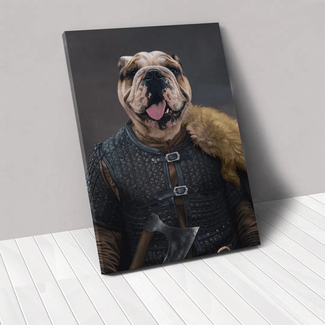 Crown and Paw - Canvas The Viking - Custom Pet Canvas