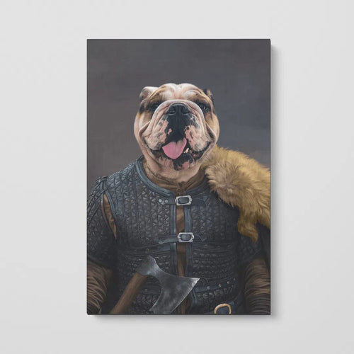 Crown and Paw - Canvas The Viking - Custom Pet Canvas