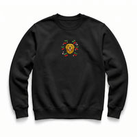 Custom Embroidered Pet Face Organic Cherry Sweatshirt
