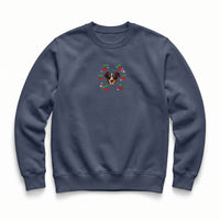 Custom Embroidered Pet Face Organic Cherry Sweatshirt