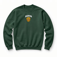 Custom Pet Face Embroidered College Sweatshirt