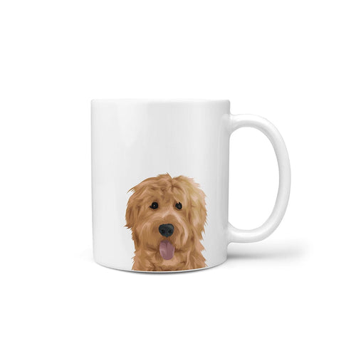 Crown and Paw - Mug Custom Modern Pet Portrait Mug - One Pet 11oz / Without Name