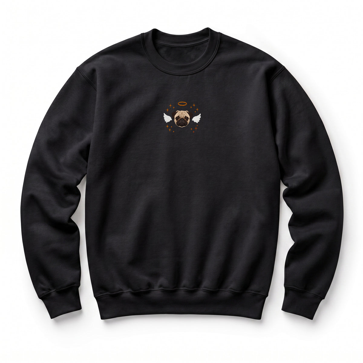 Custom Pet Memorial Sweatshirt with Embroidered Pet Portrait