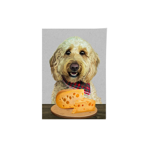 Crown and Paw - Framed Poster Custom Pet with Cheese Portrait - Framed Poster