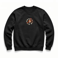 Custom Mushroom Embroidered Pet Face Organic Sweatshirt