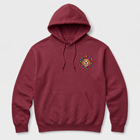 Custom Pet Face Fairy Lights Hoodie