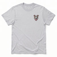 Custom Embroidered Pet Face Tee Shirt