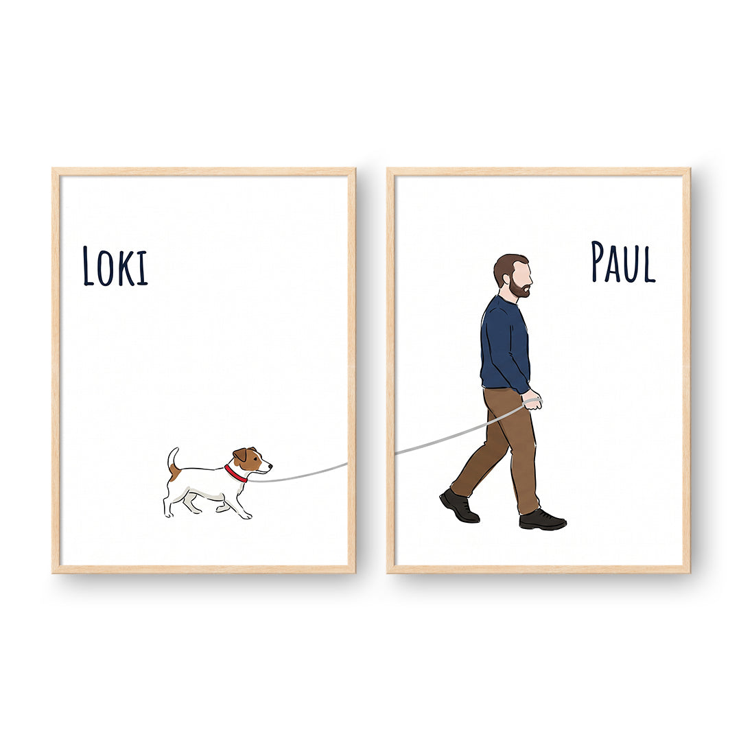 Dog Walk Pet Portrait