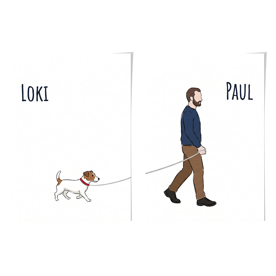 Dog Walk Pet Portrait
