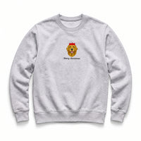 Custom Embroidered Pet Face Organic Christmas Jumper