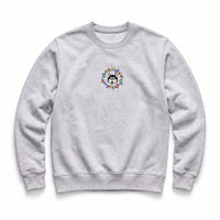 Custom Pet Face Fairy Lights Christmas Jumper