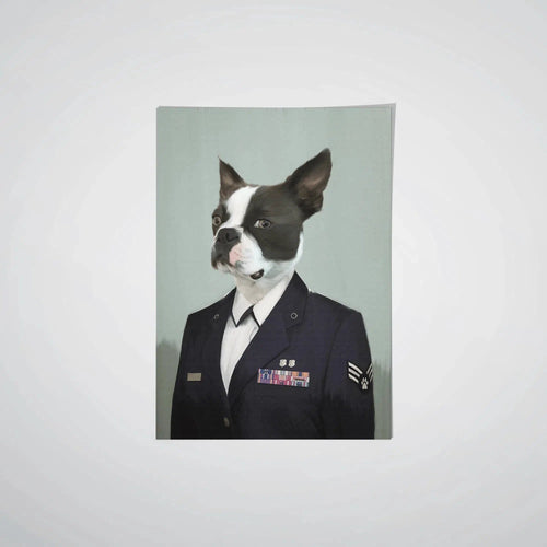 Crown and Paw - Poster The Female Air Officer - Custom Pet Poster