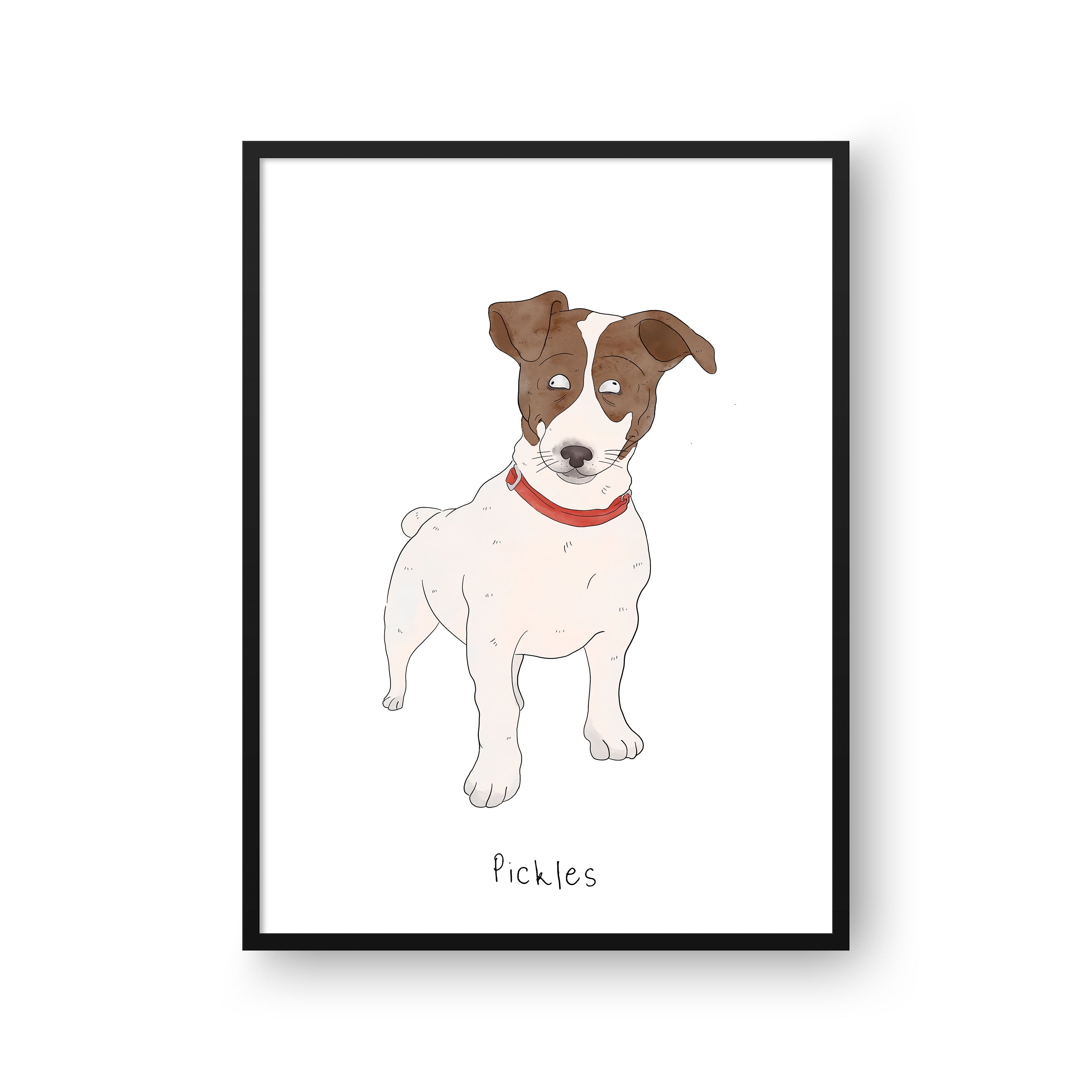 Ugly Pet Portrait - One Pet, Framed Poster